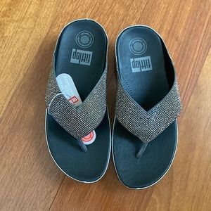 Fitflop crystall metallic pewter (size 5)